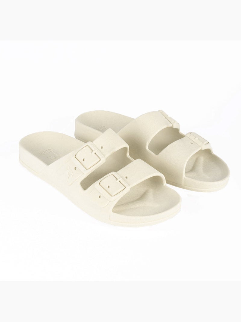 Sandales plates Adulte Craie - Kiabi