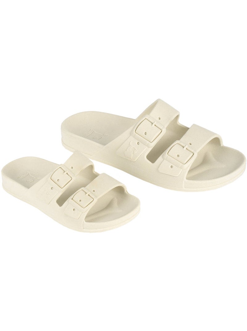 Sandales plates Adulte Craie - Kiabi