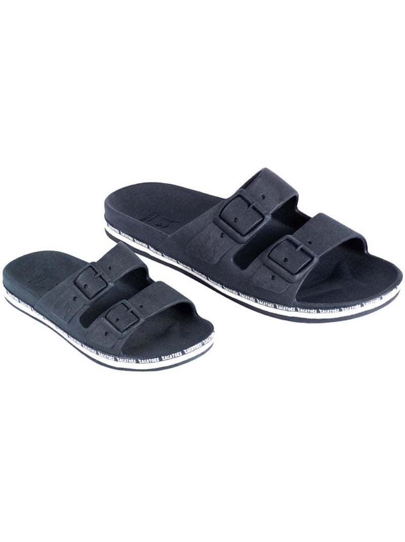 Sandales plates Adulte CRAVO Bleu marine - Kiabi