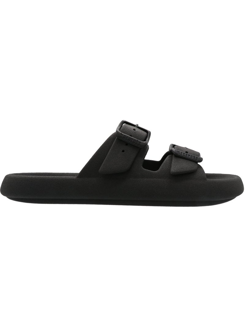 Sandales plates Adulte JESSY CLASSIC Noir Noir - Kiabi