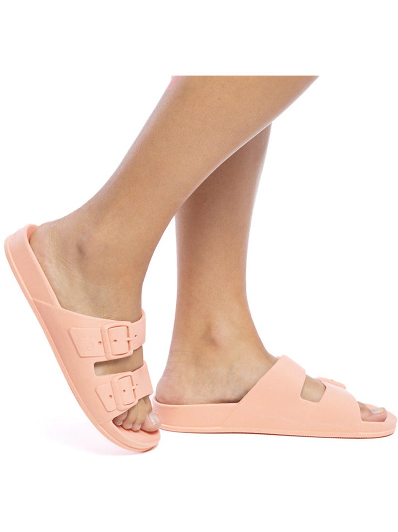 Sandales plates Adulte Nude - Kiabi