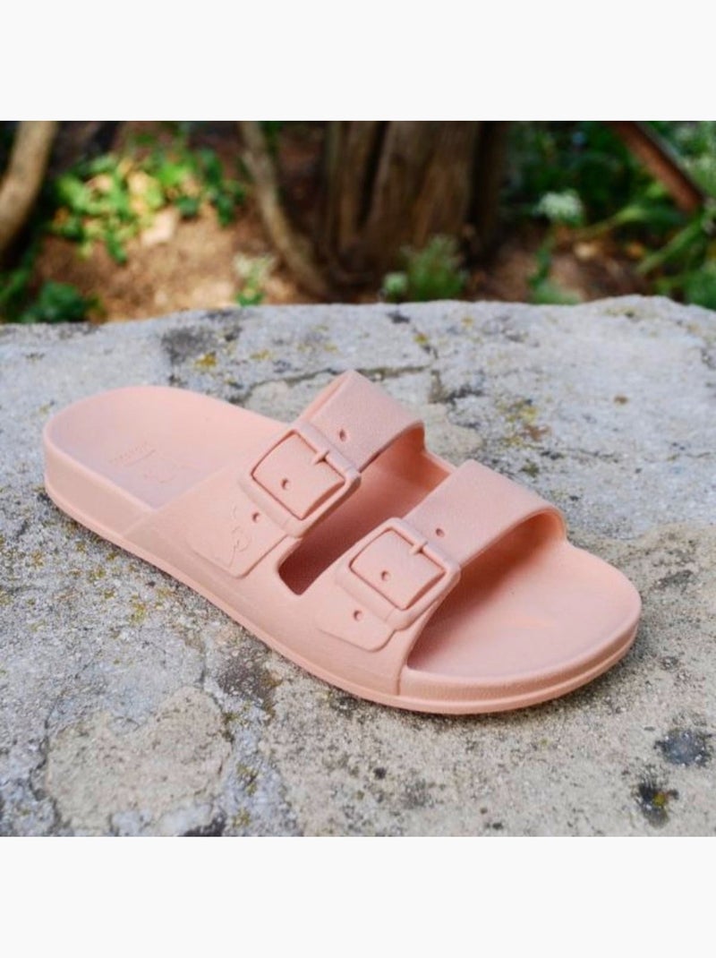 Sandales plates Adulte Nude - Kiabi