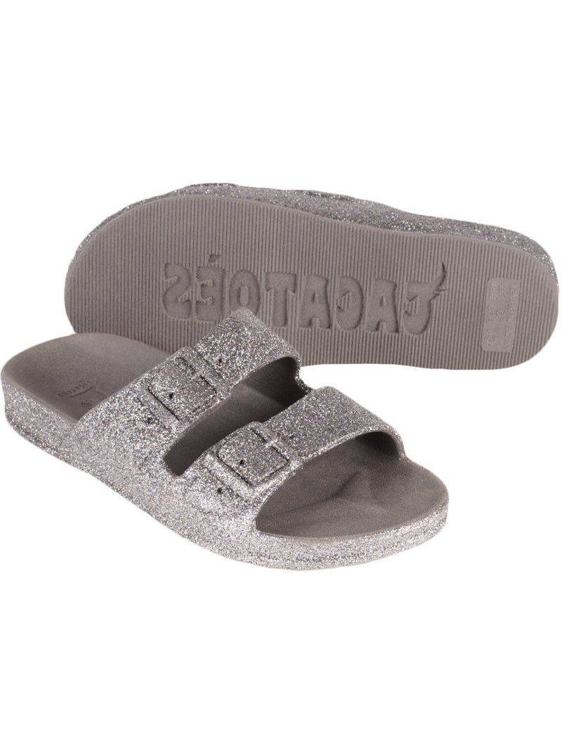 Sandales plates adulte trancoso Gris clair - Kiabi
