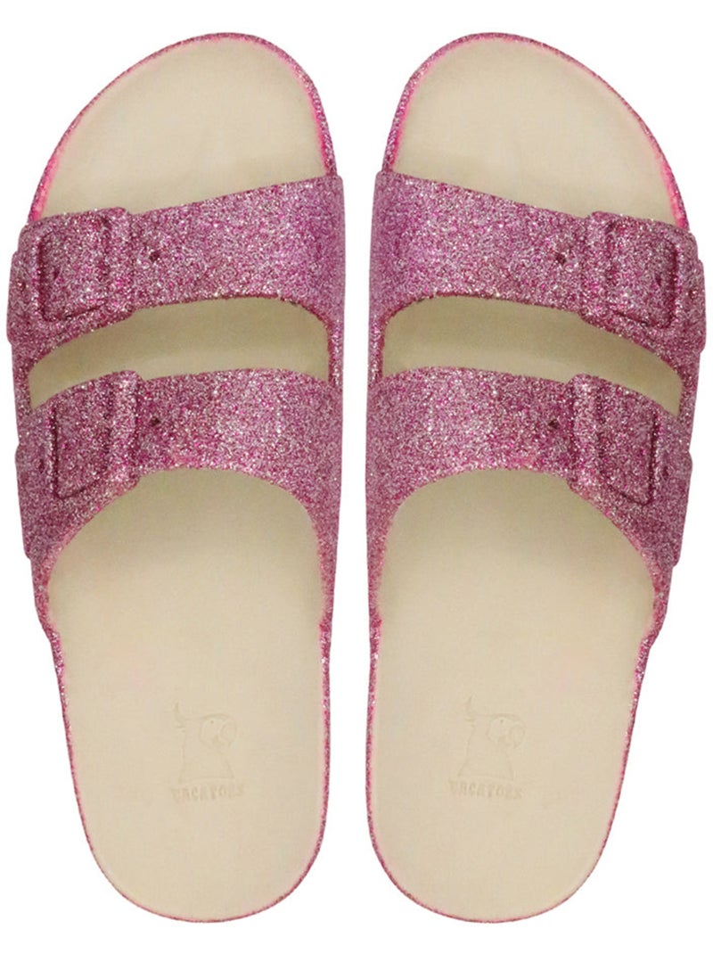 Sandales plates adulte trancoso Mauve - Kiabi