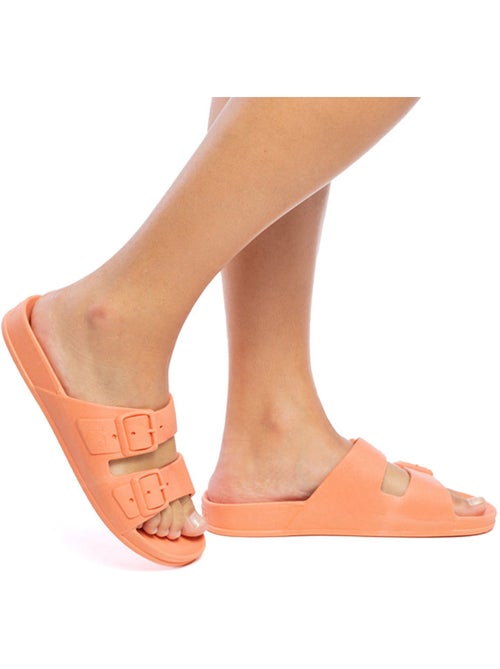 Sandales plates adultes - Kiabi