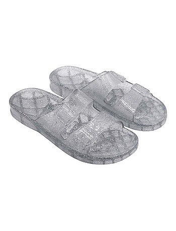 Sandales plates Anjo Glitter Cacatoès