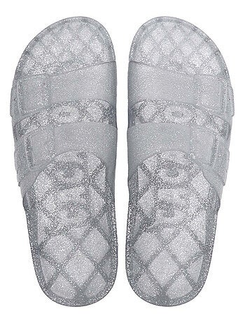 Sandales plates Anjo Glitter Cacatoès