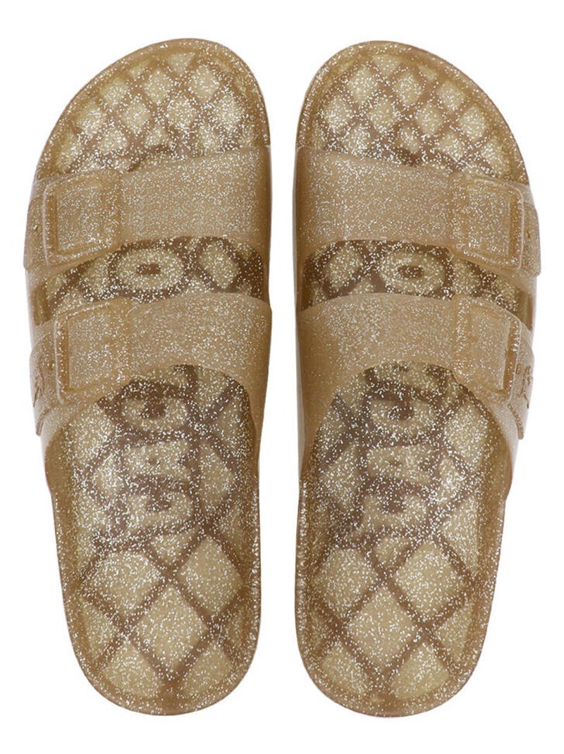 Sandales plates Anjo Glitter Cacatoès Cuivre - Kiabi