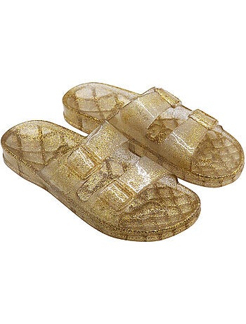 Sandales plates Anjo Glitter Cacatoès