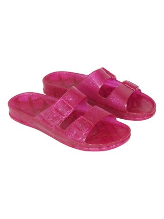 Sandales plates Anjo Glitter Cacatoès