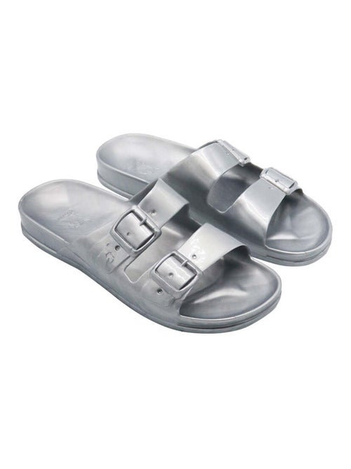 Sandales plates Anjo Metallic Cacatoès - Kiabi