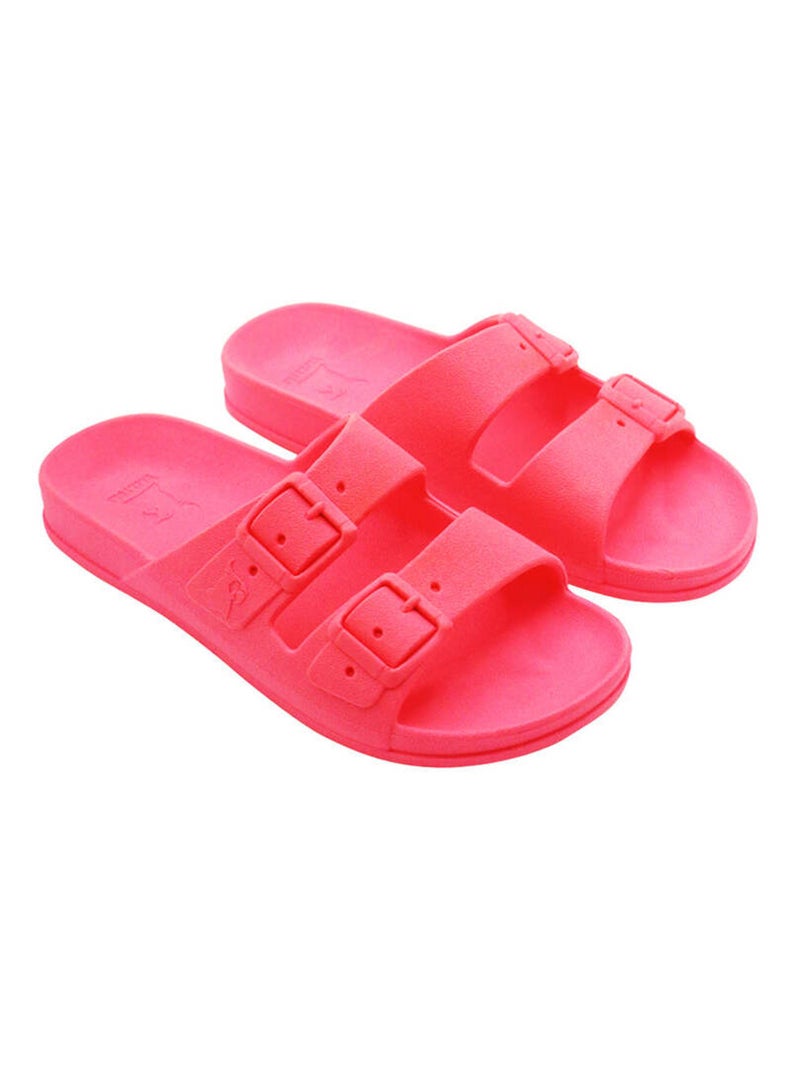 Sandales plates Bahia Cacatoès Rose fluo - Kiabi