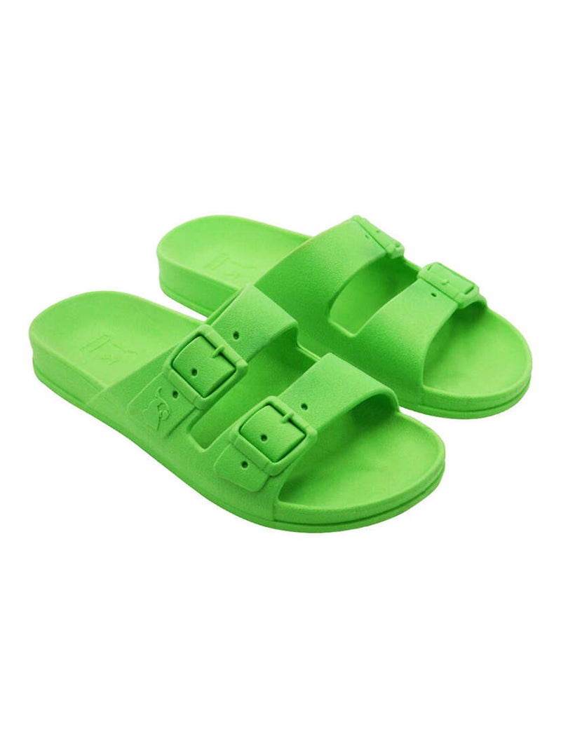 Sandales plates Bahia Cacatoès Vert fluo - Kiabi