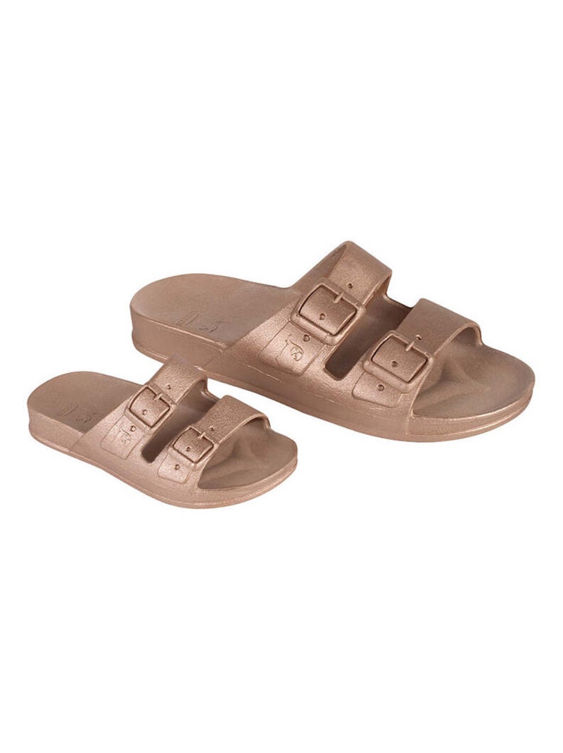 Sandales plates Baleia Cacatoès Cuivre - Kiabi