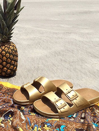 Sandales plates Baleia Cacatoès