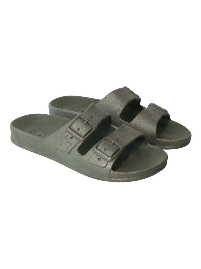 Sandales plates Baleia Cacatoès Vert kaki - Kiabi