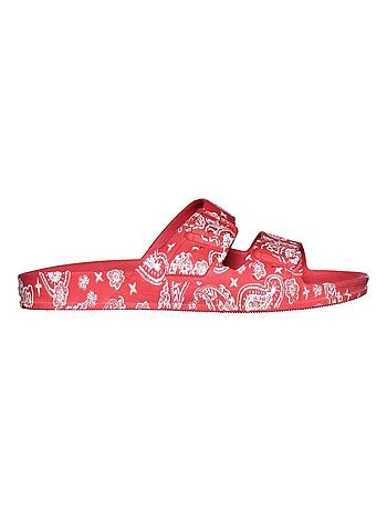 Sandales plates Bandana Cacatoès