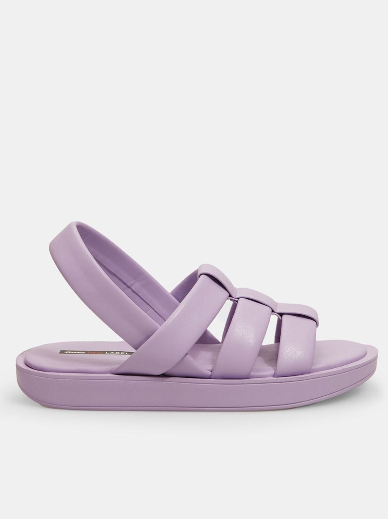 Sandales plates BATA Violet - Kiabi