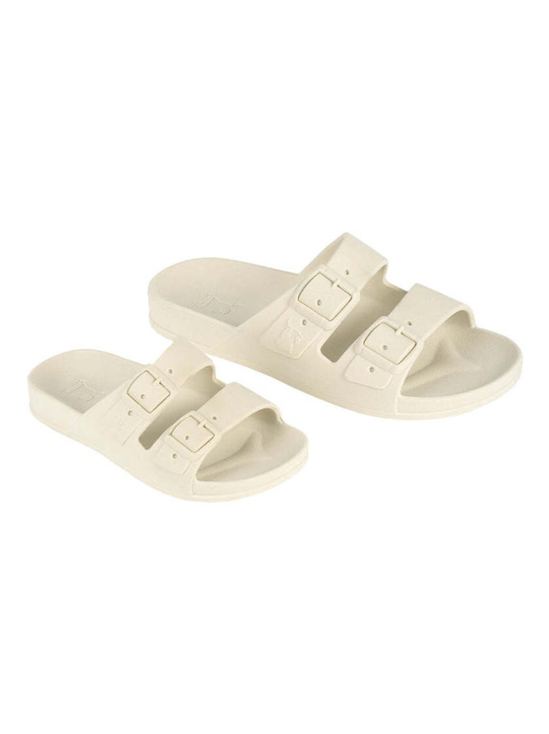 Sandales plates Belo Horizonte Cacatoès Craie - Kiabi