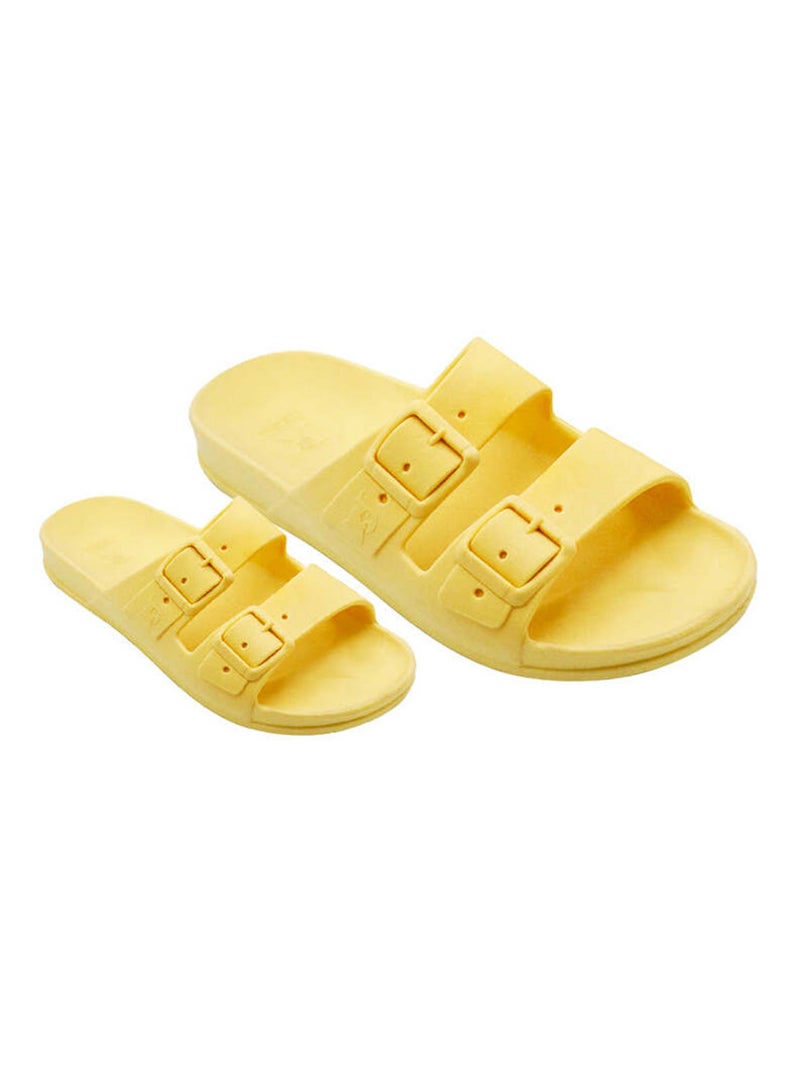 Sandales plates Belo Horizonte Cacatoès Jaune - Kiabi