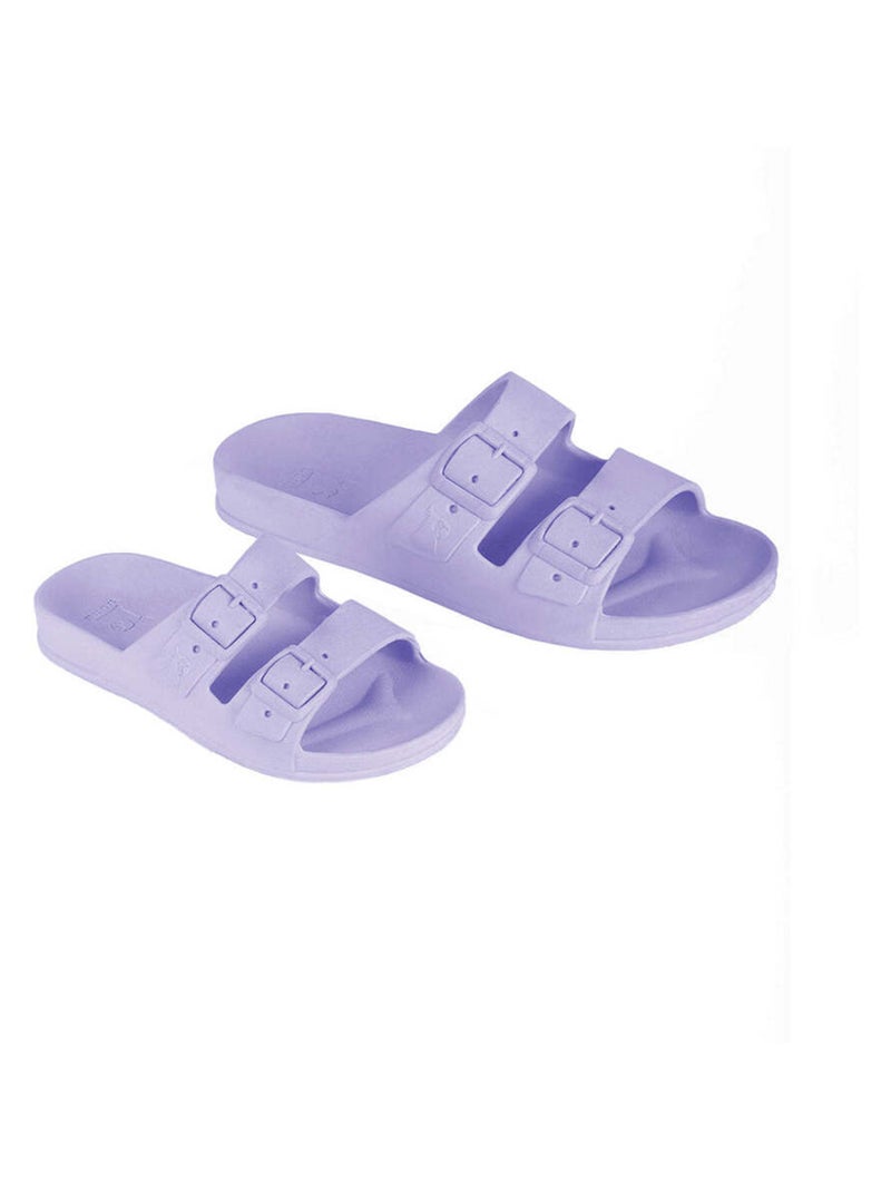 Sandales plates Belo Horizonte Cacatoès Lavande - Kiabi