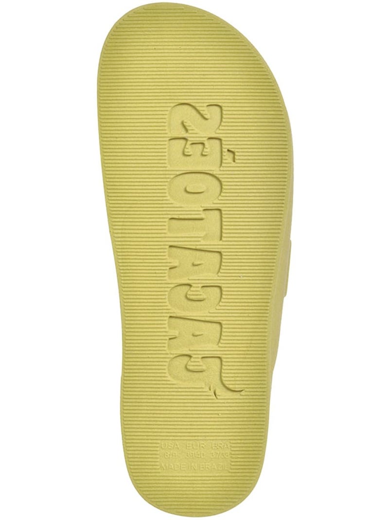 Sandales plates Belo Horizonte Cacatoès Vert olive - Kiabi