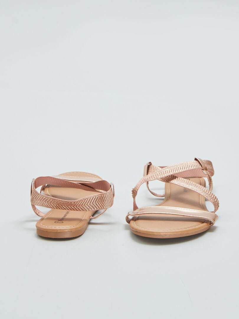 sandales brides elastiques