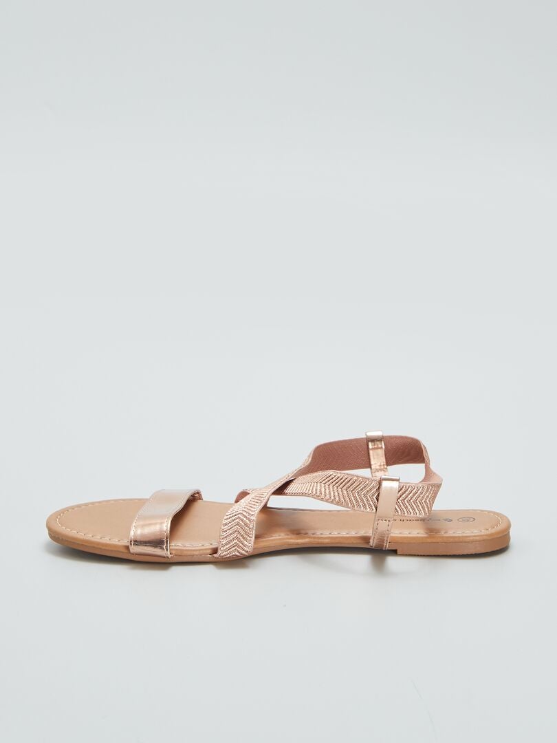 sandales brides elastiques