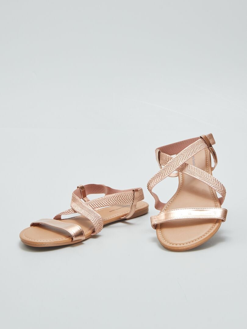 sandales brides elastiques