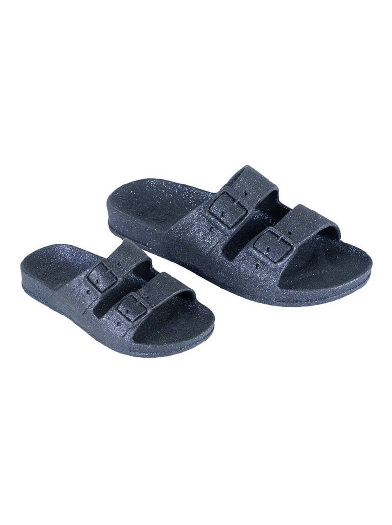 Sandales plates Carioca Cacatoès Bleu marine - Kiabi