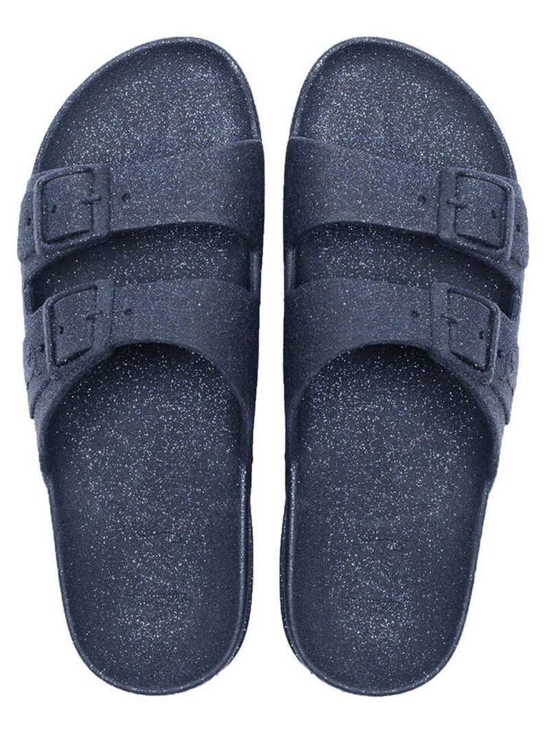 Sandales plates Carioca Cacatoès Bleu marine - Kiabi