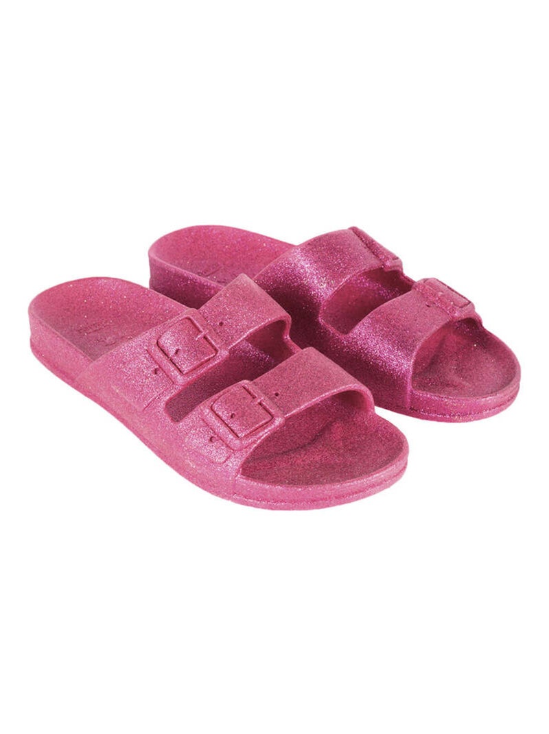 Sandales plates Carioca Cacatoès Framboise - Kiabi
