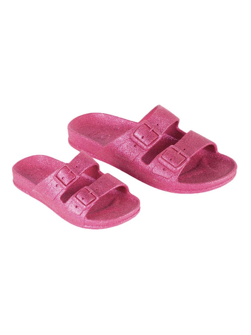 Sandales plates Carioca Cacatoès Framboise - Kiabi