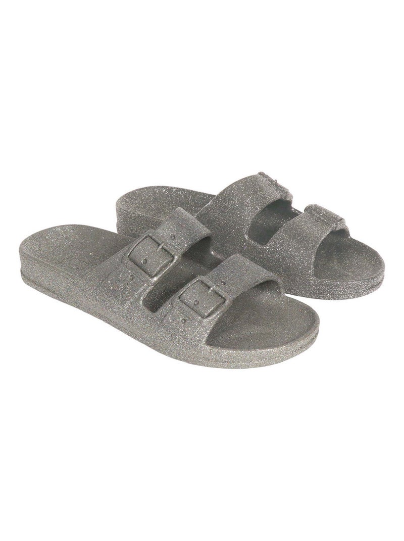 Sandales plates Carioca Cacatoès Gris clair - Kiabi