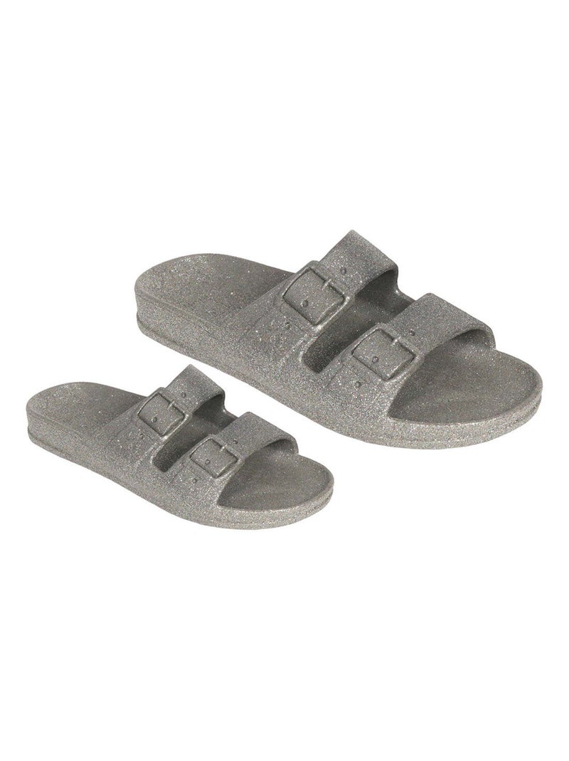 Sandales plates Carioca Cacatoès Gris clair - Kiabi