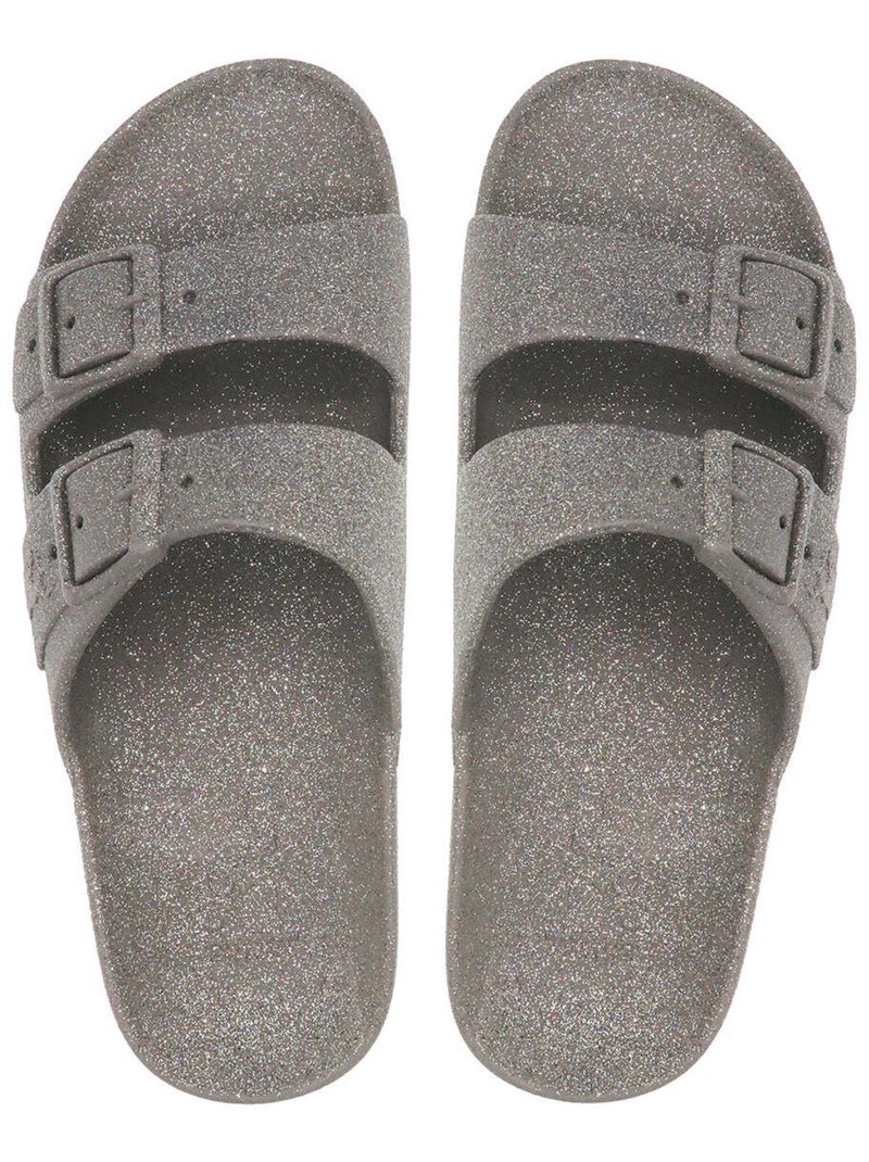 Sandales plates Carioca Cacatoès Gris clair - Kiabi