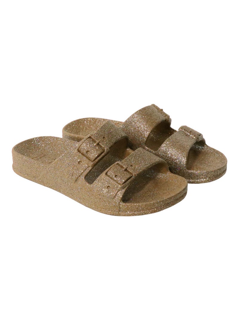 Sandales plates Carioca Cacatoès Taupe - Kiabi