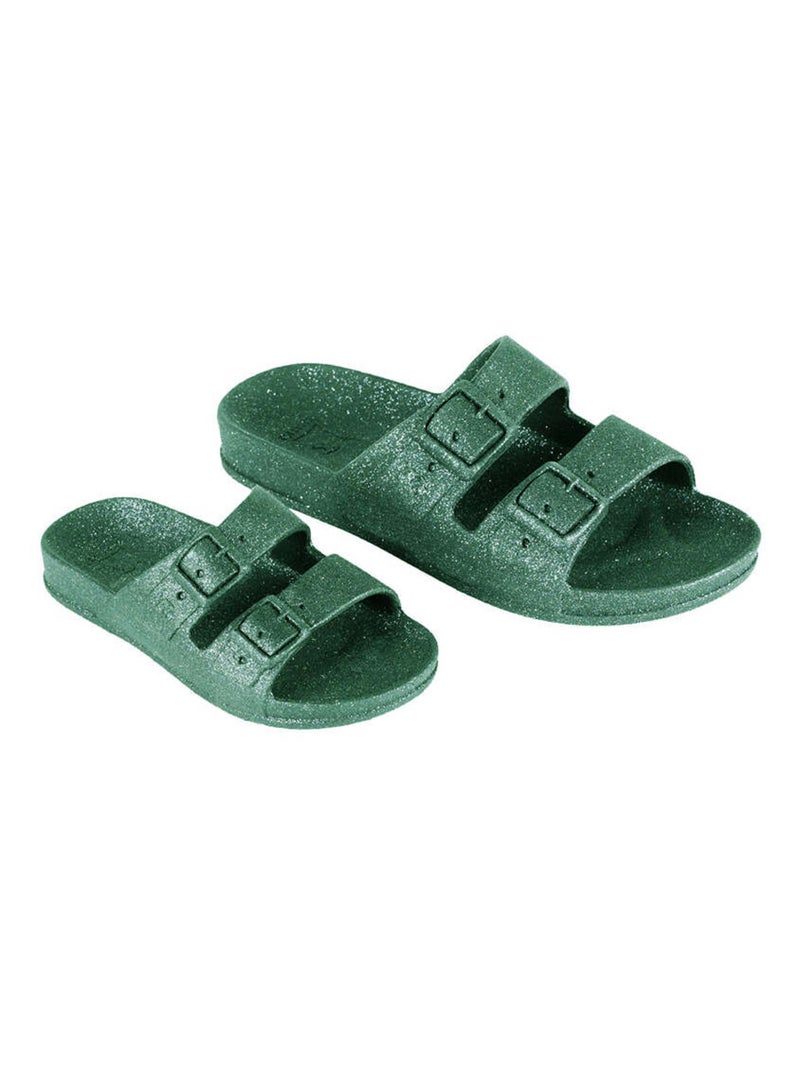 Sandales plates Carioca Cacatoès Vert sapin - Kiabi