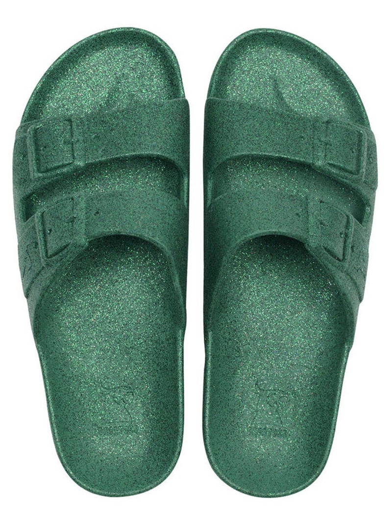 Sandales plates Carioca Cacatoès Vert sapin - Kiabi