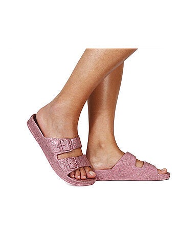 Sandales plates Carioca Cacatoès