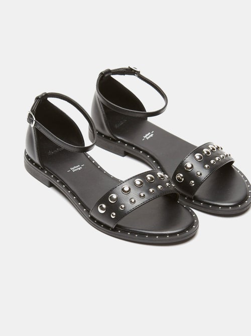 Sandales plates cloutées BATA - Kiabi