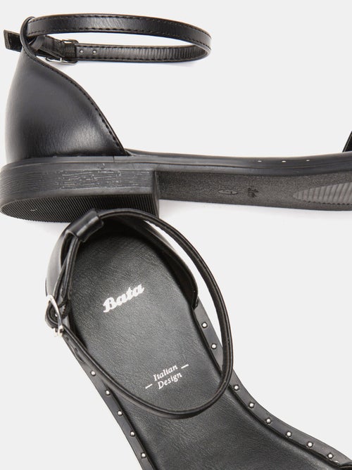 Sandales plates cloutées BATA - Kiabi