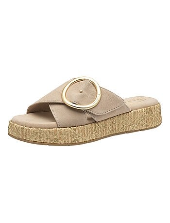 Sandales Plates Cuir Tamaris