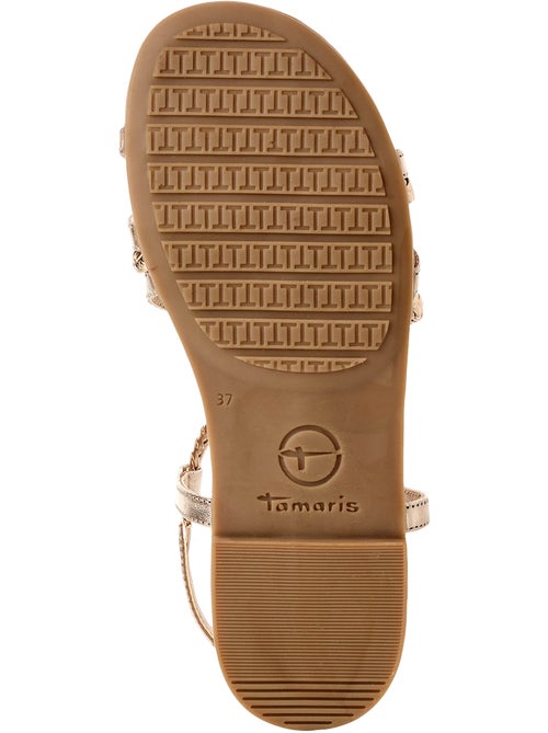 Sandales Plates Cuir Tamaris - Kiabi