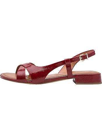 Sandales Plates Cuir Tamaris