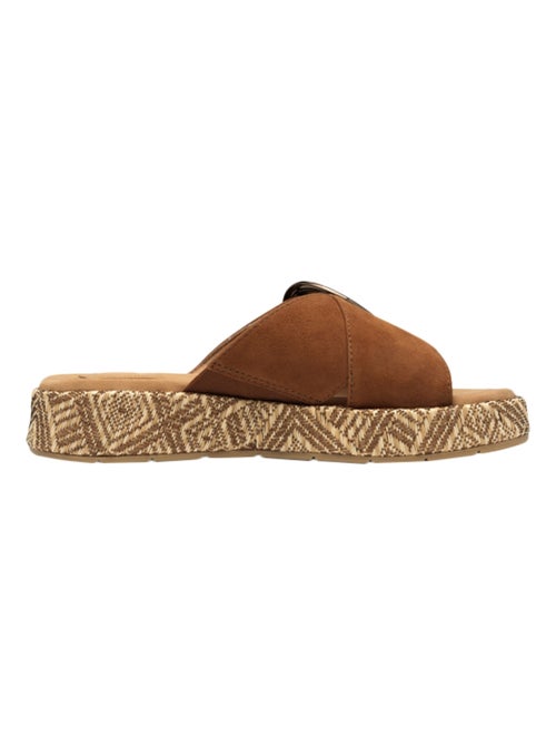 Sandales Plates Cuir Tamaris - Kiabi