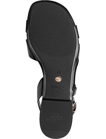 Sandales Plates Cuir Tamaris