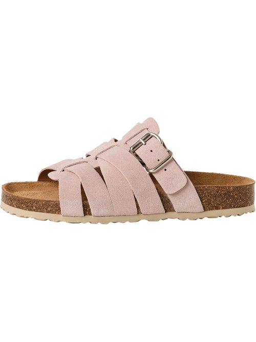 Sandales Plates Cuir Tamaris - Kiabi