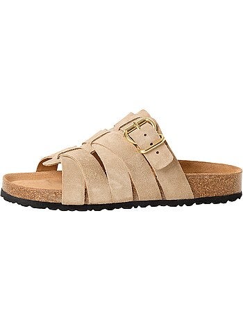 Sandales Plates Cuir Tamaris