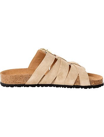 Sandales Plates Cuir Tamaris